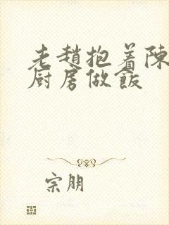 老赵抱着陈婷在厨房做饭