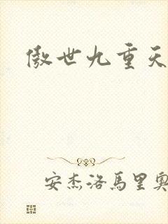 傲世九重天小说
