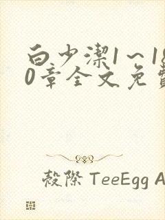 白少洁1～180章全文免费