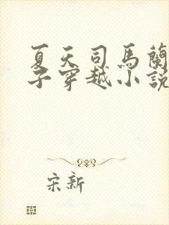 夏天司马兰九皇子穿越小说笔趣阁