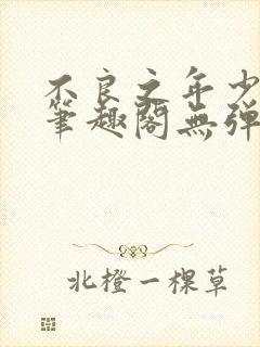 不良之年少轻狂笔趣阁无弹窗