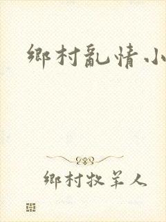 乡村乱情小说