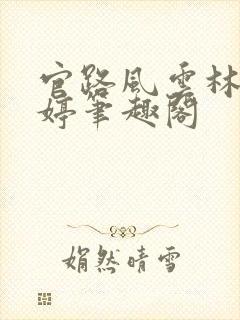 官路风云林海姜婷笔趣阁