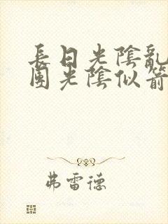 长日光阴乱作一团光阴似箭眇眇翟