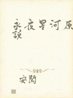 永夜星河原著小说