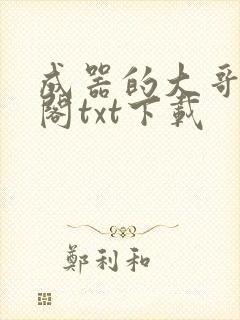 成器的大哥笔趣阁txt下载