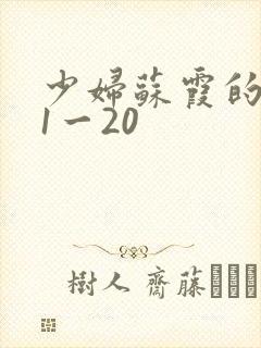 少妇苏霞的沉沦1一20