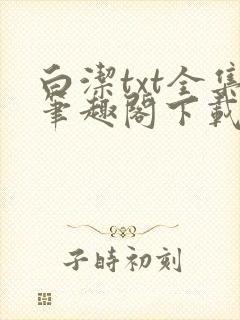 白洁txt全集笔趣阁下载