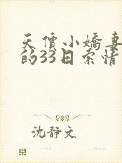 天价小娇妻总裁的33日索情