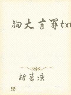 胸大有罪txt