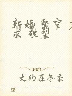 新婚 紧窄 哀求 破裂