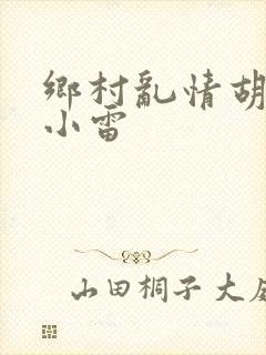 乡村乱情胡秀英小雷