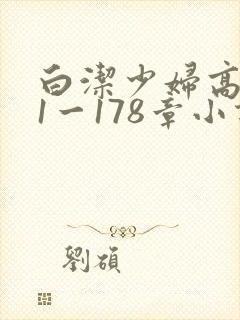 白洁少妇高义第1一178章小说