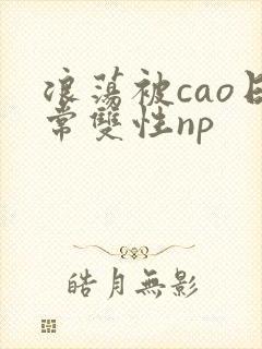 浪荡被cao日常双性np