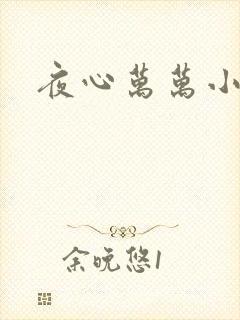 夜心万万小说