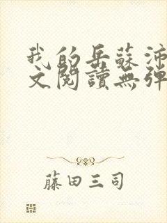 我的岳苏沛真全文阅读无弹窗 笔趣阁