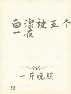 白洁被五个人玩一夜