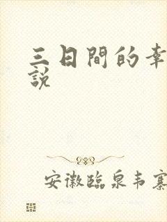 三日间的幸福小说