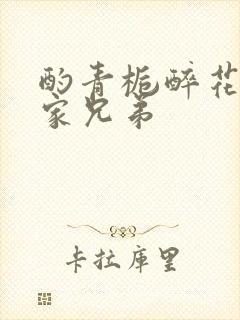 酌青栀醉花阴贺家兄弟