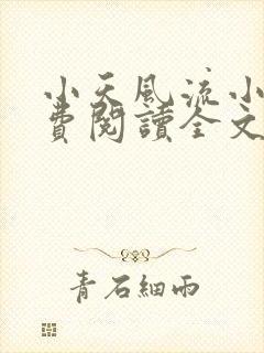 小天风流小说免费阅读全文最新章节