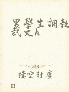 男学生调教男总裁文h