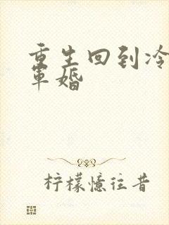 重生回到冷战前军婚