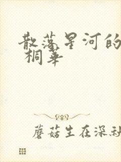 散落星河的记忆 桐华