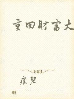 重回财富大时代