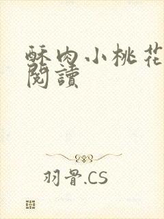 酥肉小桃花全文阅读