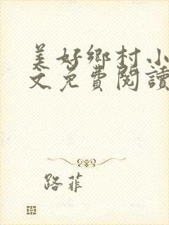 美好乡村小说全文免费阅读