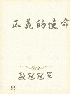 正义的使命小说