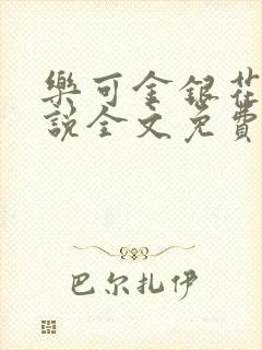 乐可金银花露小说全文免费阅读