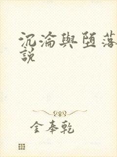 沉沦与堕落的小说