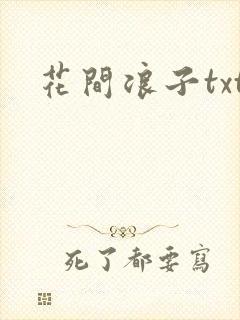 花间浪子txt