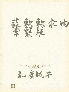 苏软软汆肉的日常系统