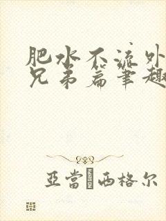 肥水不流外人田兄弟篇笔趣阁小说