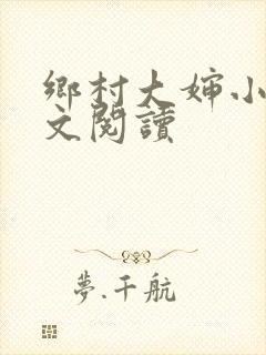 乡村大婶小说全文阅读