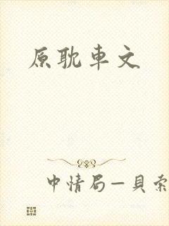 原耽车文