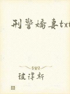 刑警娇妻txt