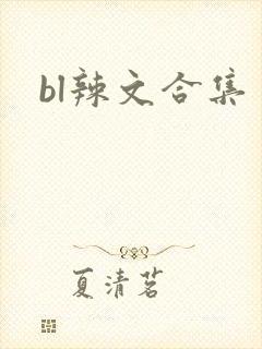 bl辣文合集