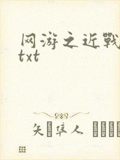 网游之近战法师txt
