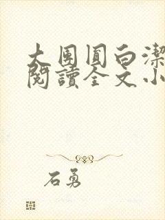 大团圆白洁免费阅读全文小说