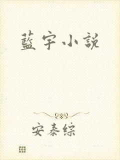蓝宇小说