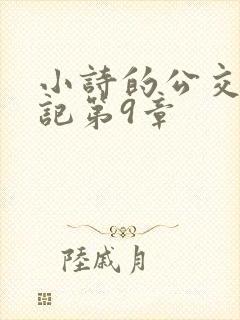 小诗的公交车日记第9章