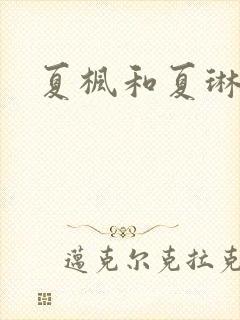 夏枫和夏琳