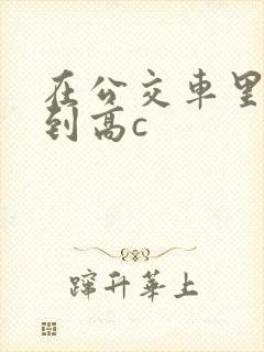 在公交车里c弄到高c