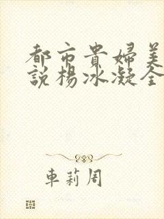 都市贵妇美腿小说杨冰凝全文阅读