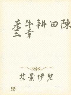 老牛耕田陈雪第三章