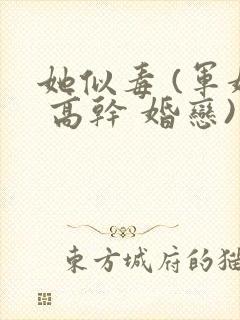 她似毒 (军婚 高干 婚恋)完结