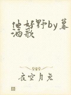 他好野by暮色酒歌